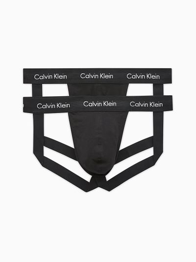 Calvin Klein Underwear HU996920 | Calvin Klein Cotton Stretch Férfi Jockstrap Fekete